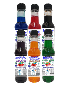 #1 Coast to Coast Gold Medal Syrups 6 x 250ml Snow Cone Syrup