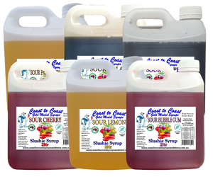 #1 Coast to Coast Gold Medal Syrups, 6 x 2ltr Premium Slushie Syrups,