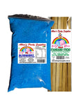 #2 APS, Fairy Floss 500g Sugar & 25 Sticks Serve Kit, With Over 35 flavours