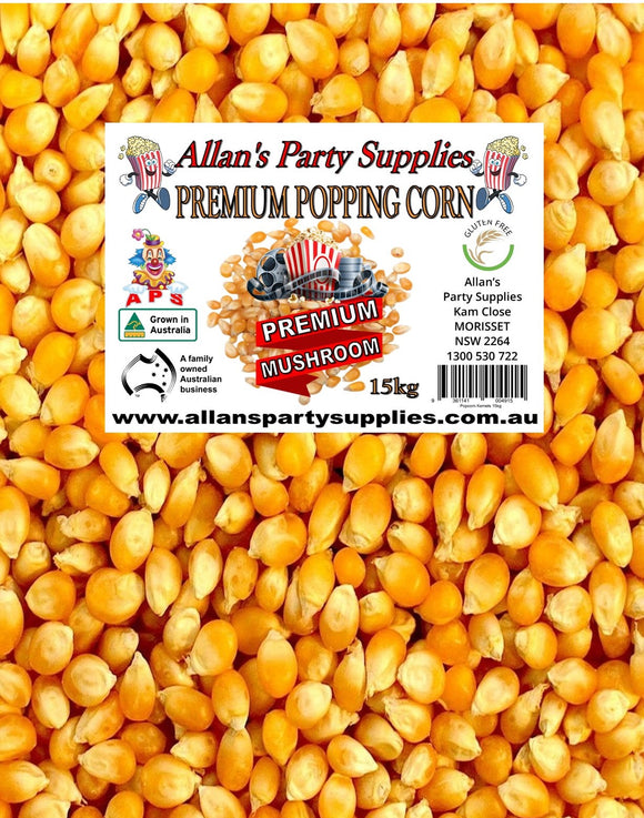 #4 APS, Popping Corn, Australian Grown Premium Genuine Cinema Quality 15kg Bulk