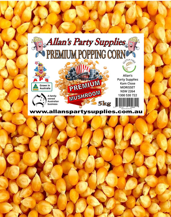 #4 APS, Popping Corn, Australian Grown Premium Genuine Cinema Quality Bulk 5 kg Ctn