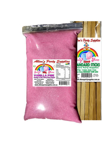 #2 APS, EXPRESS POST Fairy Floss 500g Sugar & 25 Sticks Serve Kit, Vanilla Pink