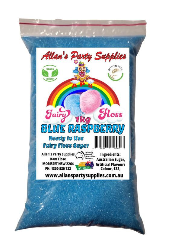 #3 APS, Premium Fairy Floss Sugar Ready to use FAIRY FLOSS 1kg SEALED BAG 35 Plus Flavours