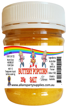 #1 APS, 250g Butter Popcorn Salt, Cinema Quality Popcorn Salt,