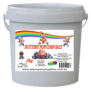 #1 APS, 2kg Tub Buttery Popcorn Salt