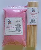 Fairy Floss Sugar & Sticks 50 Serve Kit, Banana, Fairy Floss Machine,