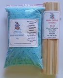 Fairy Floss Sugar & Sticks 50 Serve Kit, Vanilla Pink, Fairy Floss Machine,